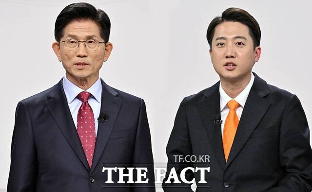 경제정의실천시민연합(경실련)이 19일 김문수 국민의힘 대선 후보와 이준석 개혁신당 대선 후보의 공약에 대해 각각 보수를 넘은 극우적 행보, 사회개혁에 역행적이라고 비판했다. 사진은 지난 18일 서울 마포구 SBS프리즘타워에서 열린 중앙선거방송토론위원회 주관 제21대 대통령선거 후보자토론회 모습. /국회사진취재단