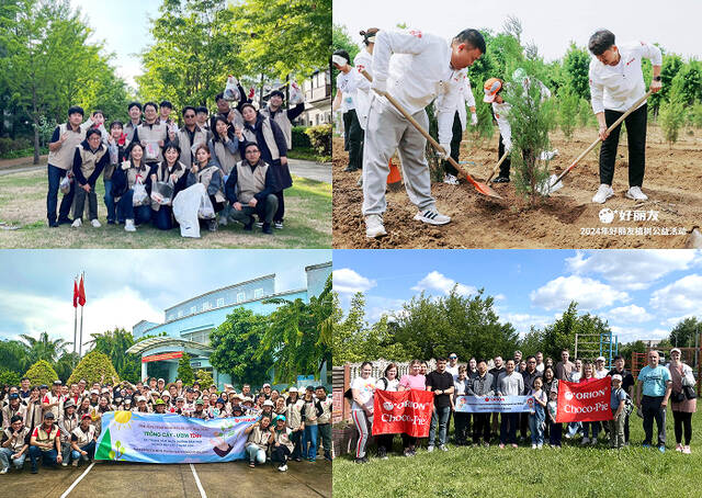 오리온이 국내외 법인을 통해 임직원과 시민들이 참여할 수 있는 글로벌 친환경 캠페인을 전개했다. /오리온
