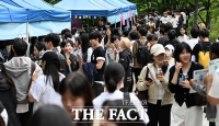  '학업 스트레스는 잠시만 안녕!'…축제 즐기는 중앙대 학생들 [TF사진관]