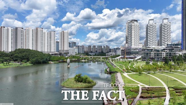 화성시 동탄호수공원. /화성시