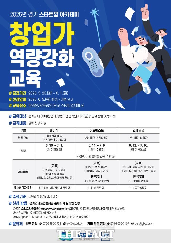 경기 스타트업 아카데미 홍보물. /경기도경제과학진흥원