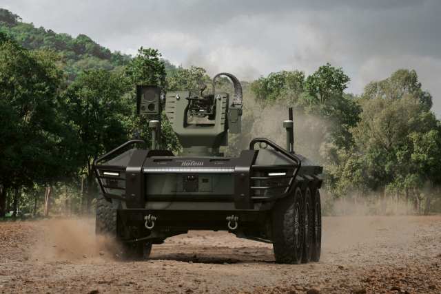 현대로템은 오는 28일부터 31일까지 부산 벡스코(BEXCO)에서 열리는 2025 국제해양방위산업전(MADEX)에 참가한다. 현대로템 HR-셰르파. /현대로템