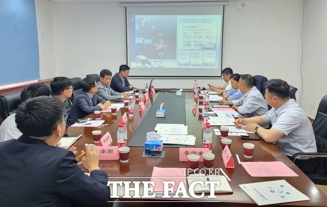 광양만권경제자유구역청이 중국 베이징을 찾아 투자유치 활동을 전개하고 있다. /광양만권경제자유구역청