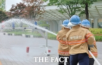  '롯데월드타워·몰 우리가 지킨다!'...2025 소방경진대회 [TF사진관]