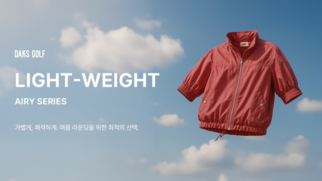 닥스골프가 여름을 맞아 에어리 시리즈를 출시했다. /LF