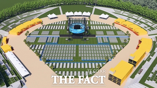 2025 대구치맥페스티벌 메인 무대 조감도. /대구시