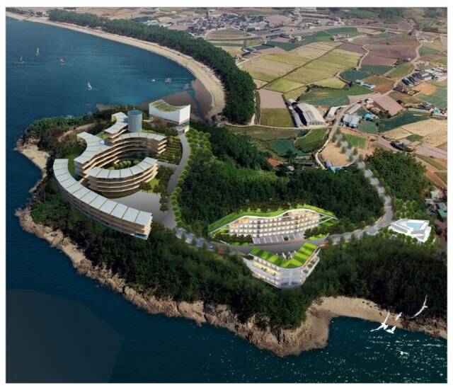 해제면 도리포 리조트 조감도. /무안군