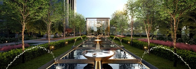 HDC현대산업개발은 삼성물산 리조트부문과 협업을 통해 용산정비창 부지(1만2667평)의 약 44%인 5570평을 녹지공간으로 조성한다고 23일 밝혔다. /HDC현대산업개발