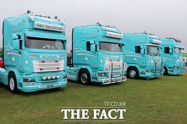 한국앤컴퍼니그룹의 타이어 기업 한국타이어는 올해 영국에서 개최되는 데본 트럭쇼, 트럭쇼 콘월, 베스트 오브 더 베스트 트럭쇼 등 트럭 전시회 공식 후원사로 참여한다. 한국타이어 후원 영국 데본 트럭쇼 행사 모습. /한국타이어