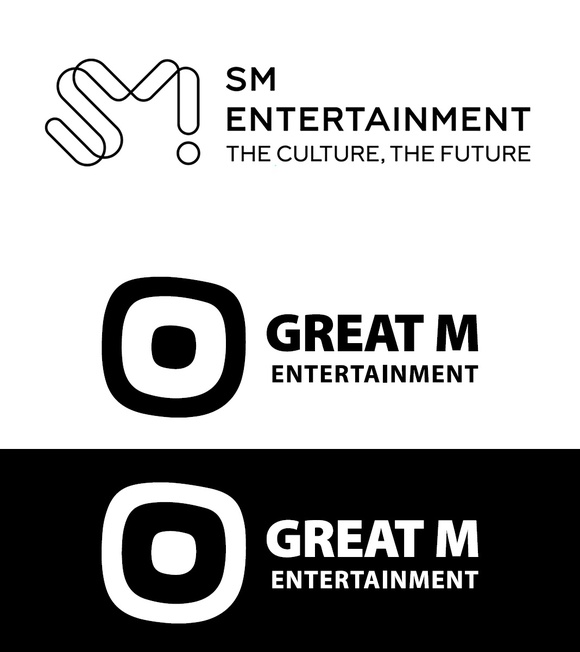 SM의 그레이트엠 지분 투자는 SM이 추진하는 SM 3.0 전략의 핵심 요소 중 하나인 멀티 레이블 전략을 외부 투자로 확장하는 첫 사례라는 점에서 주목할 만하다. /각 회사 로고