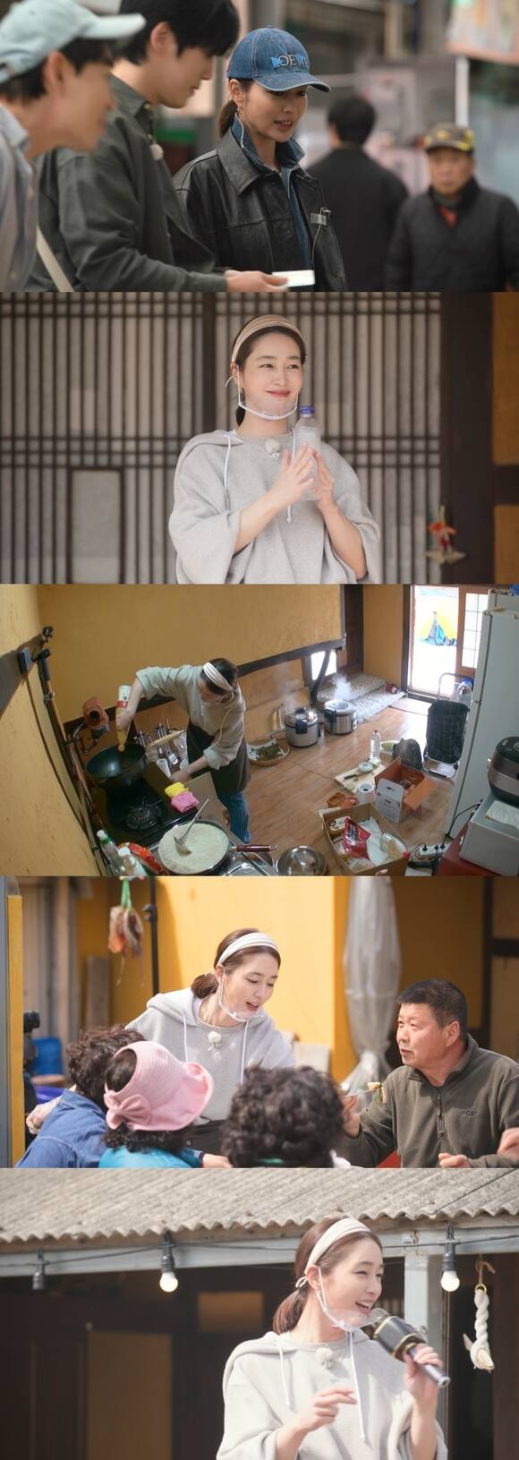 배우 이민정이 가는정 오는정 이민정에서 시골 마을 어르신들을 위해 이동식 편의점을 운영하고 요리하는 등 활약한다. /KBS2