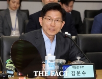  삼성전자 방문한 김문수 [포토]