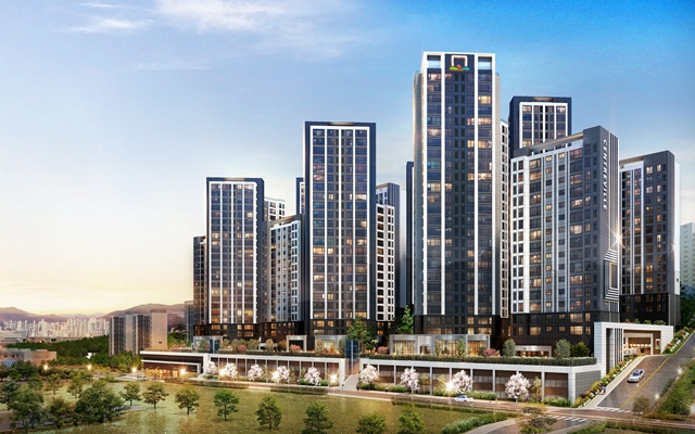 동부건설은 올해 고척동 모아타운 4·5·6구역 가로주택 정비사업 시공사로 선정됐다. 사진은 해당 구역 투시도다. /동부건설