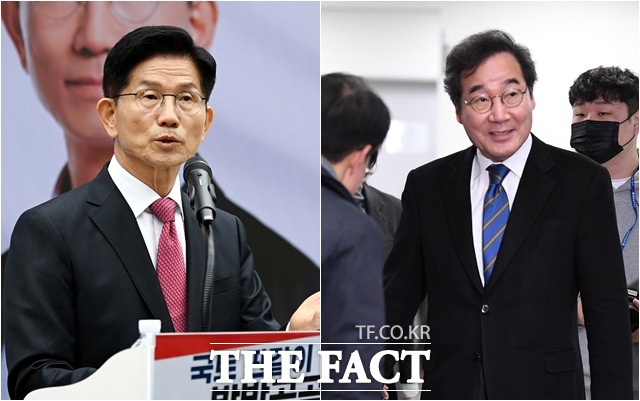 문재인 정부에서 국무총리를 지낸 이낙연 새미래민주당 상임고문이 김문수 국민의힘 후보에 대한 지지를 선언하자 더불어민주당은 추하기 그지없다며 강력한 비판을 쏟아냈다. /더팩트DB