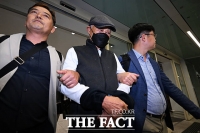  '해외 도피 재판 불출석' 허재호 전 대주 회장 국내 송환 [포토]