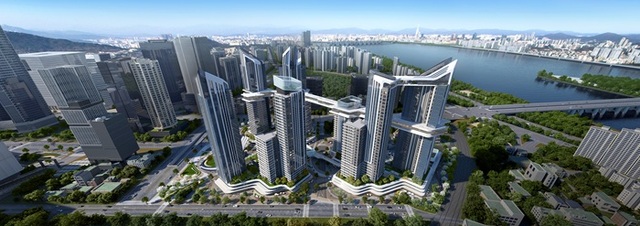 HDC현대산업개발은 서울 용산정비창 전면1구역 입찰에서 통합 연결형 개발전략을 제시했다고 28일 밝혔다. /HDC현대산업개발