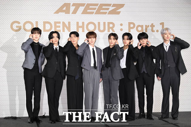 에이티즈가 6월 13일 미니 12집 GOLDEN HOUR : Part.3를 발매한다. /이새롬 기자
