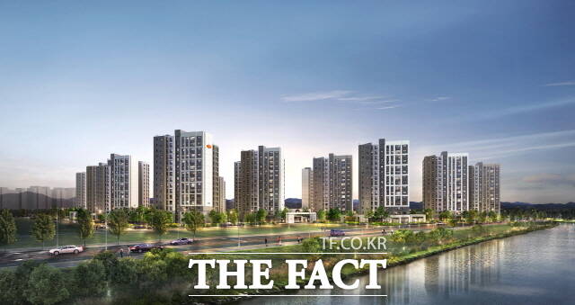 DL이앤씨는 경기 부천시에 조성하는 ‘e편한세상 대장 퍼스티움’을 분양 중이다. 사진은 ‘e편한세상 대장 퍼스티움’ 조감도 / DL이앤