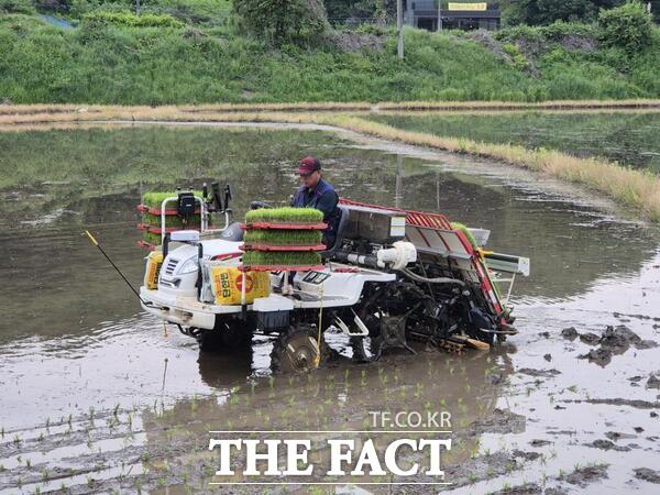 자율주행농기계 운영모습 /대전시