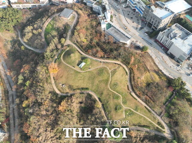 세종시 한솔동 고분군 전경 /세종시