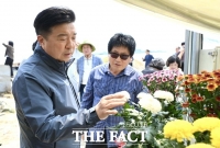  예산군, '신만영가 민간육종' 국화개발품종 평가회 개최