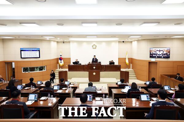 대전 유성구의회 전경./유성구의회