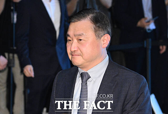 노태문 삼성전자 DX부문장 직무대행이 30일 오후 서울 중구 서울신라호텔에서 열린 2025 삼성호암상 시상식에 참석하고 있다. /박헌우 기자