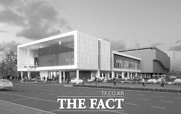 대전 서구 반다비체육센터 공모 당선작 투시도./대전 서구