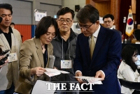  개표소 점검하는 노태악 중앙선관위원장 [포토]