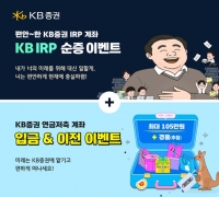  KB증권, IRP·연금저축계좌 순증 이벤트 진행 