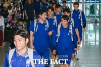  한국 축구대표팀 '북중미 월드컵 본선' 위해 이라크 출국 [TF사진관]