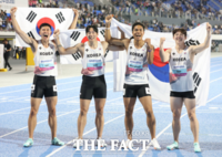  서천군청 서민준, 아시아선수권 육상 남자 400m 계주 금메달