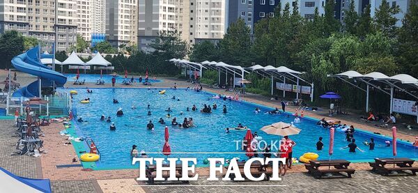 대전 대덕구는 본격적인 여름철을 맞아 석봉동 로하스산호빛공원 야외수영장을 오는 7일부터 개장한다. 사진은 2024년 로하스산호빛공원 야외수영장 모습./대덕구