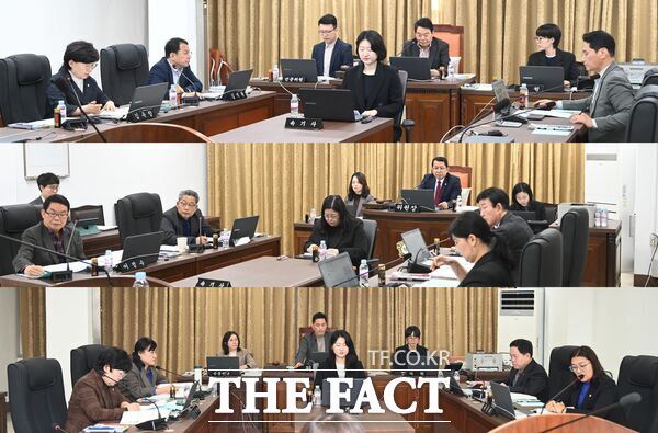대전 중구의회는 오는 9일 열리는 제267회 정례회에서 9건의 의원발의 안건을 검토·심사할 예정이다. 사진은 각 상임위별 회의 진행 모습./대전 중구의회
