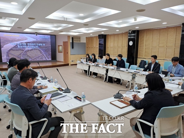 ‘지역 관광투자유치 사업’ 착수보고회 모습/하동군