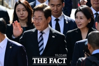  이재명 제21대 대통령 '첫 행보' [포토]
