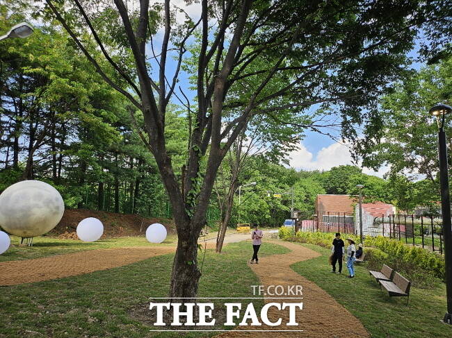 성남 두물길 담빛쉼터 전경./성남시