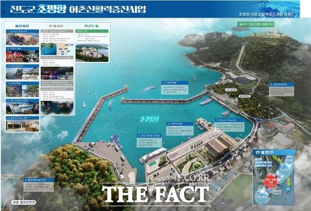 초평항 어촌신활력증진사업 계획도/진도군