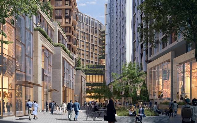 유엔군사령부 부지 개발 프로젝트 더파크사이드 서울의 오피스텔 더파크사이드 스위트가 이달 분양한다. /더파크사이드 서울