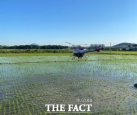  시흥시, 친환경 논 병해충 공동방제…안전한 학교급식 제공