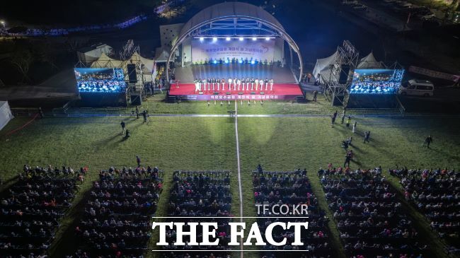 백운호수공원 개장식 및 기념 음악회 모습 /의왕시