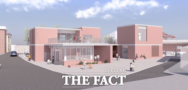 화성 송산 마을어울림센터 조감도. /경기도