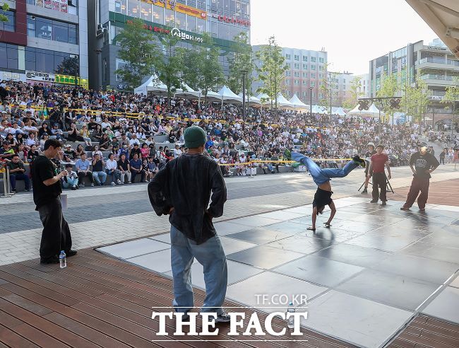 2025 시흥 브레이킹 배틀 경연 모습. /시흥시