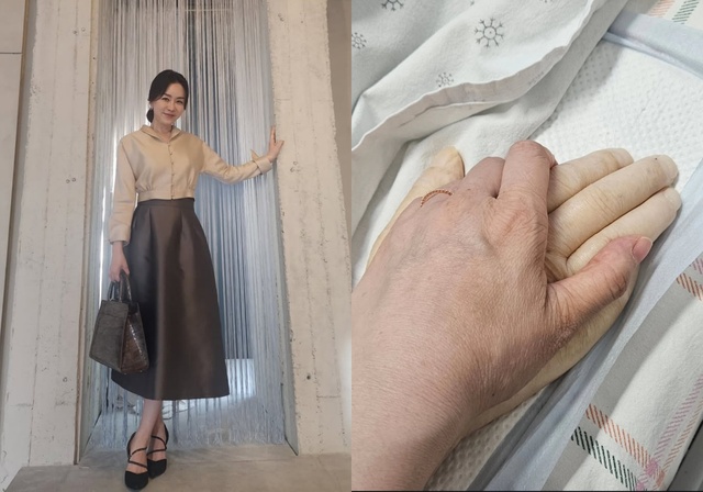 배우 김정난이 지난 8일 개인 소셜 미디어를 통해 부친상을 직접 알리고 심경을 전했다. /인스타그램 캡처