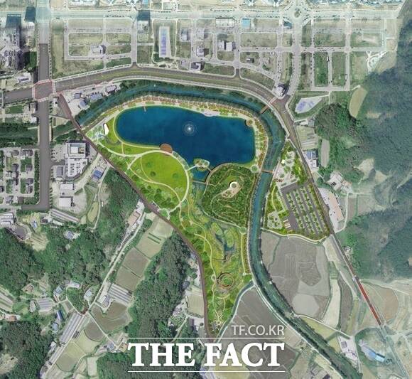 당진호수공원 위치도. /당진시