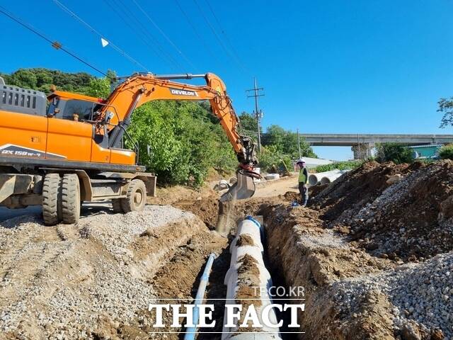 당진시가 행정동~채운동 구간 도시계획도로 개설을 추진하고 있다. /당진시