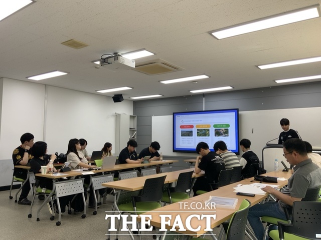 충남도립대 환경에너지학과에서 지역 환경문제를 주제로 한 문제기반학습(Problem Based Learning, PBL)을 진행하고 있다. /충남도립대