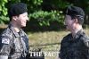  [현장FACT] BTS 지민·정국 전역...연천에 울린 
