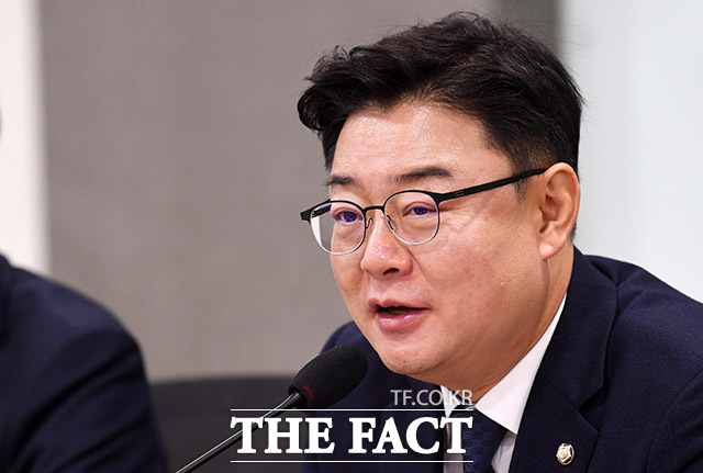 국민의힘 수도권 3선 김성원 의원은 12일 국민과 당원들이 지금 우리 국민의힘에 명령하고 있는 쇄신과 변화의 의미를 누구보다도 더 잘 알고 있다며 원내대표 출마를 선언했다. /남용희 기자