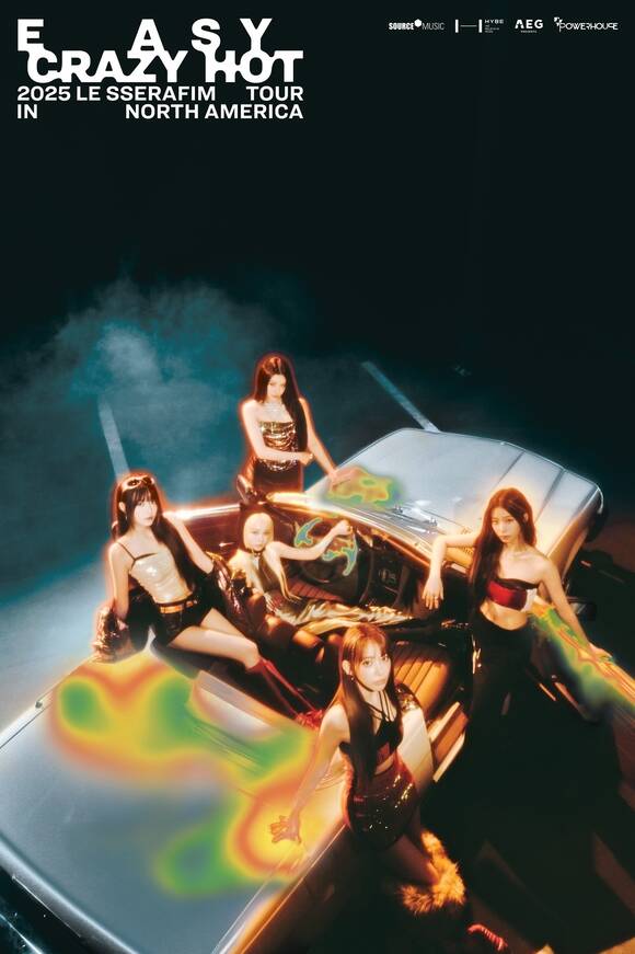 르세라핌이 오는 9월 데뷔 첫 북미 투어 콘서트를 개최한다. /쏘스뮤직